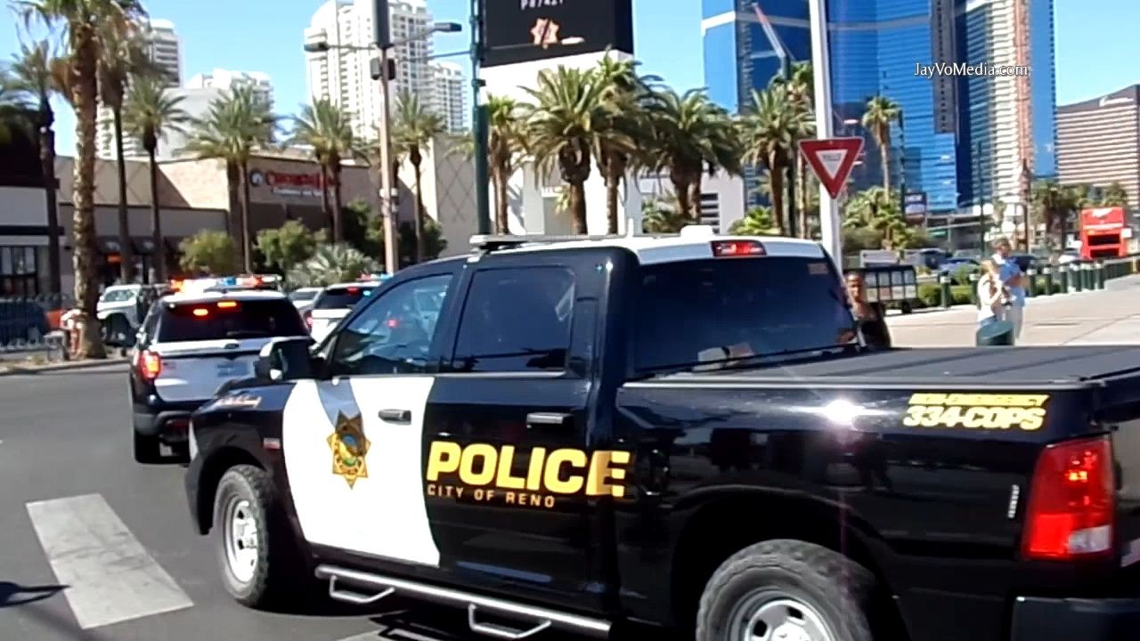 Las Vegas: Police Detective Justin Terry Memorial Service Procession